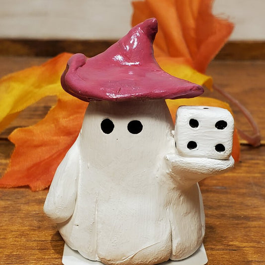 Dice Red Hat Clay Ghost