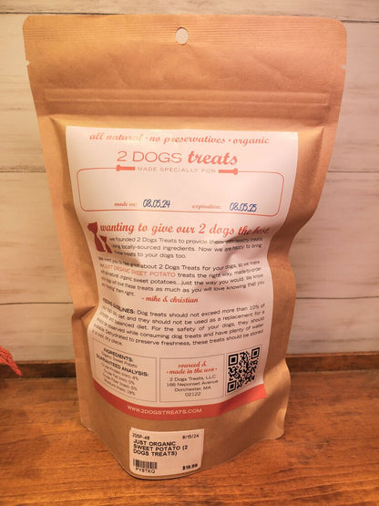 Just Organic Sweet Potato Dog Treats