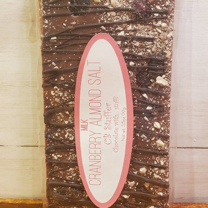 Milk Cranberry Almond Salt Chocolate Bar