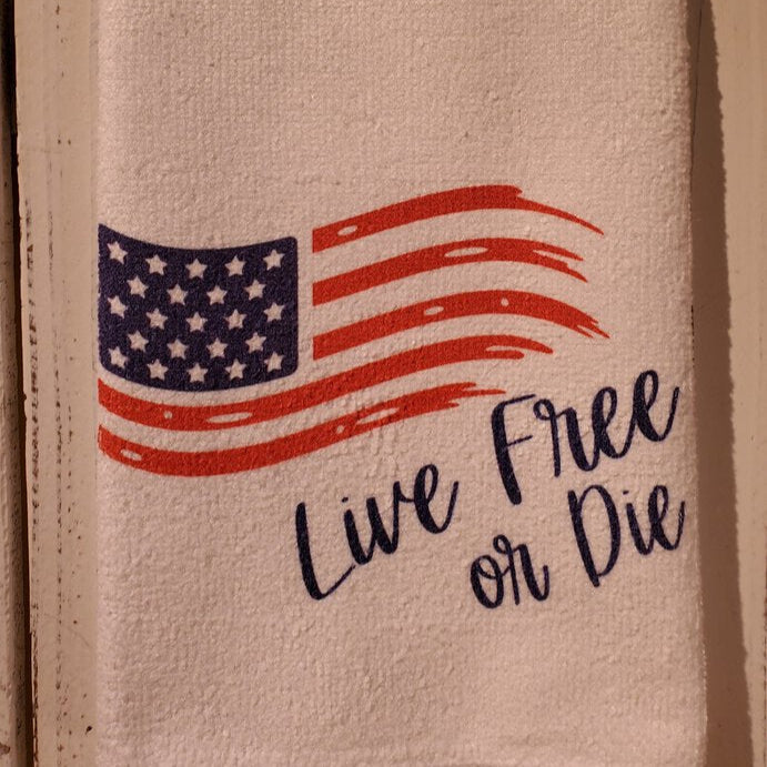 Live Free or Die Kitchen Towel