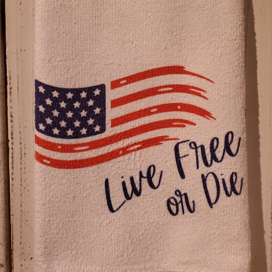 Live Free or Die Kitchen Towel