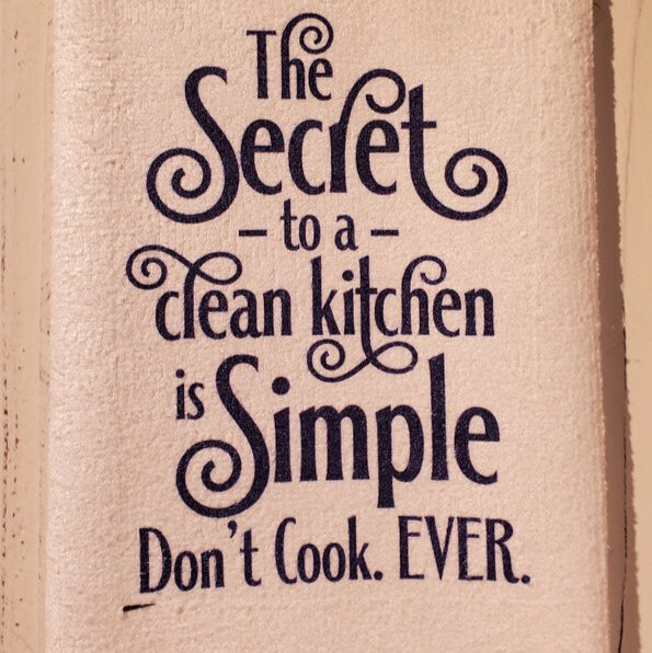 The Secret to a Clean Kitchen Kitchen Towel