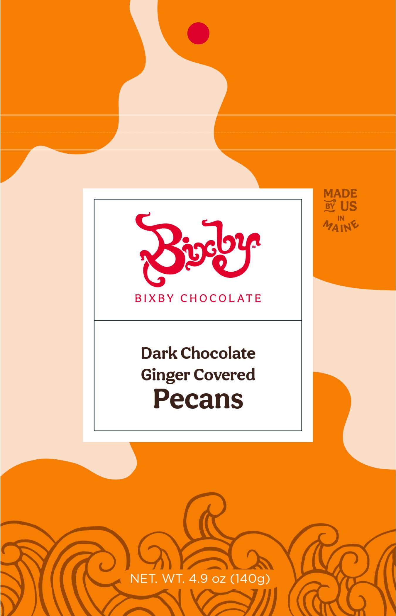 Dark Chocolate Covered Ginger Pecan