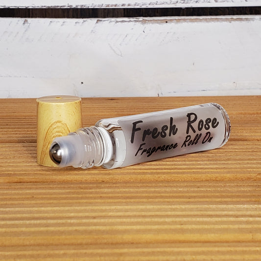 All Natural Fresh Rose Roll-On Fragrance Oil