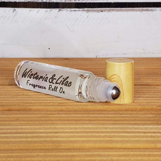 All Natural Wisteria & Lilac Roll-On Fragrance Oil