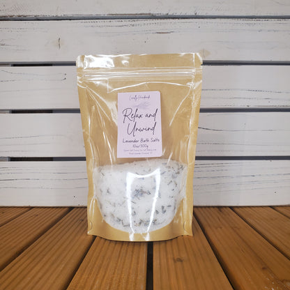 Relax and Unwind – Lavender Bath Salts (10oz)