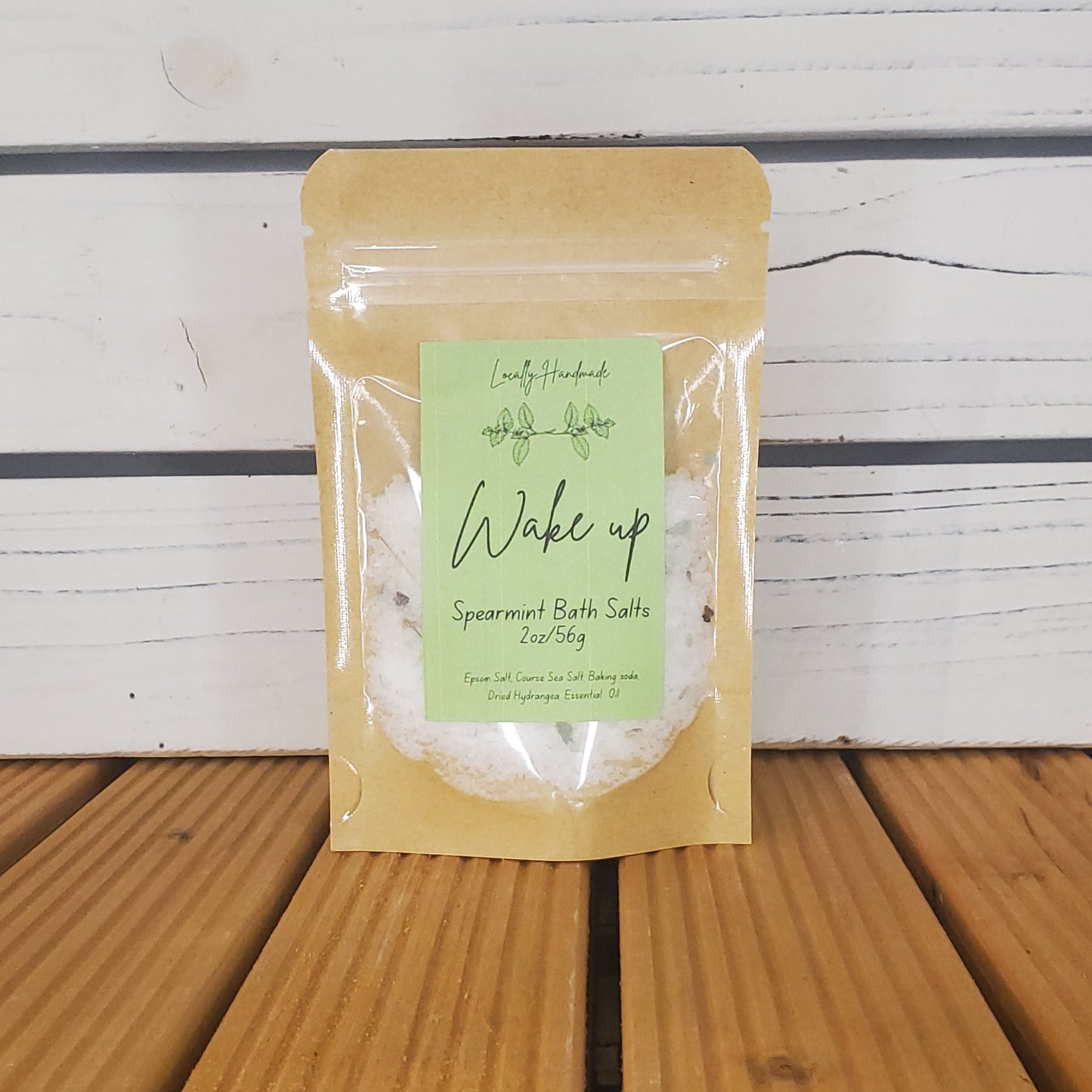 Wake Up – Spearmint Bath Salts (2oz)