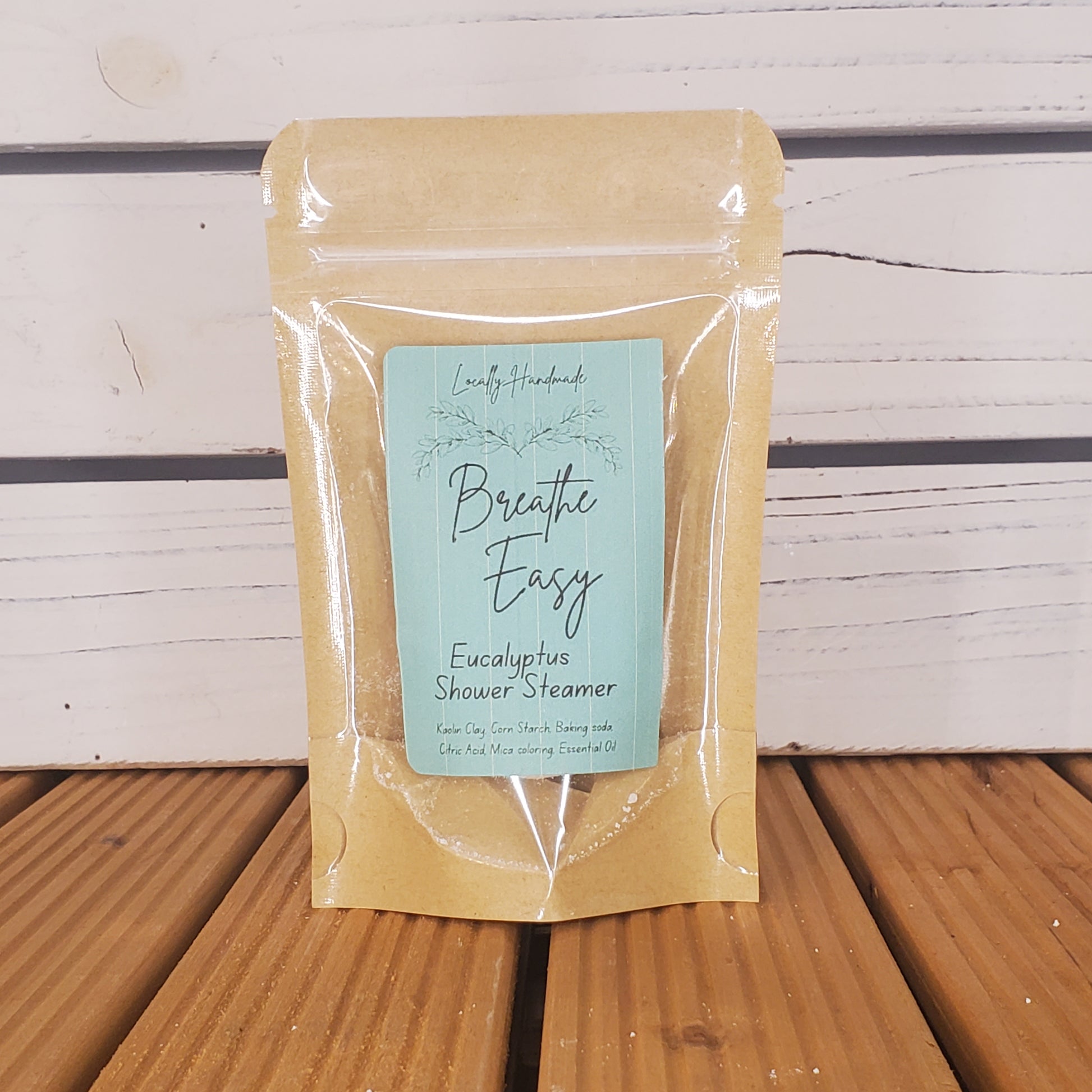 Breathe Easy – Eucalyptus Shower Steamer (1pk) Bath Additives Locally Handmade Salem NH