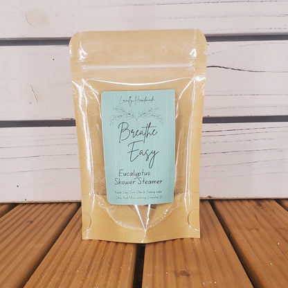 Breathe Easy – Eucalyptus Shower Steamer (1pk) Bath Additives Locally Handmade Salem NH