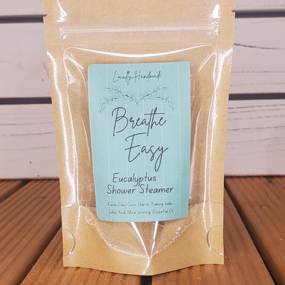 Breathe Easy – Eucalyptus Shower Steamer (1pk) Bath Additives Locally Handmade Salem NH