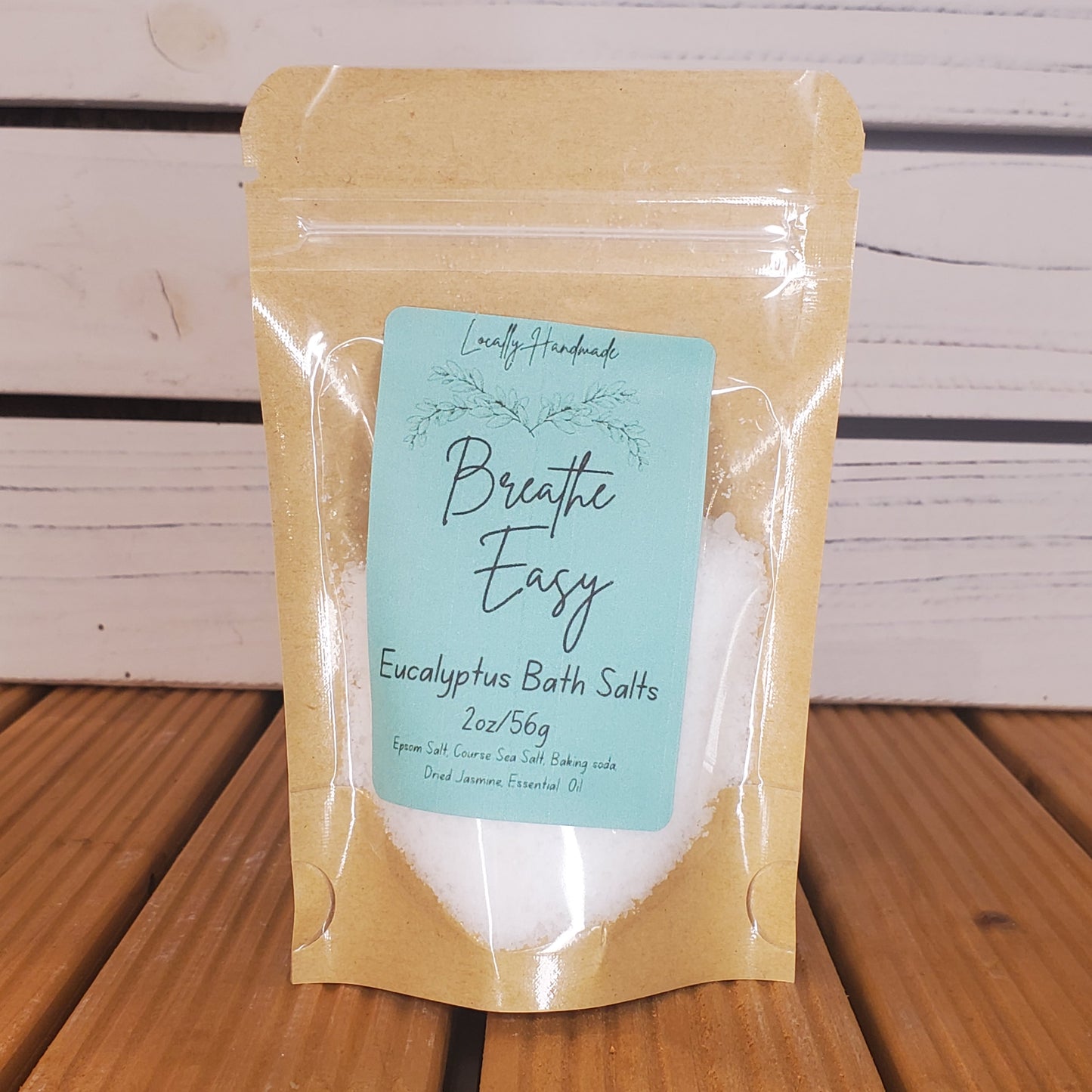 Breathe Easy – Eucalyptus Bath Salts (2oz)