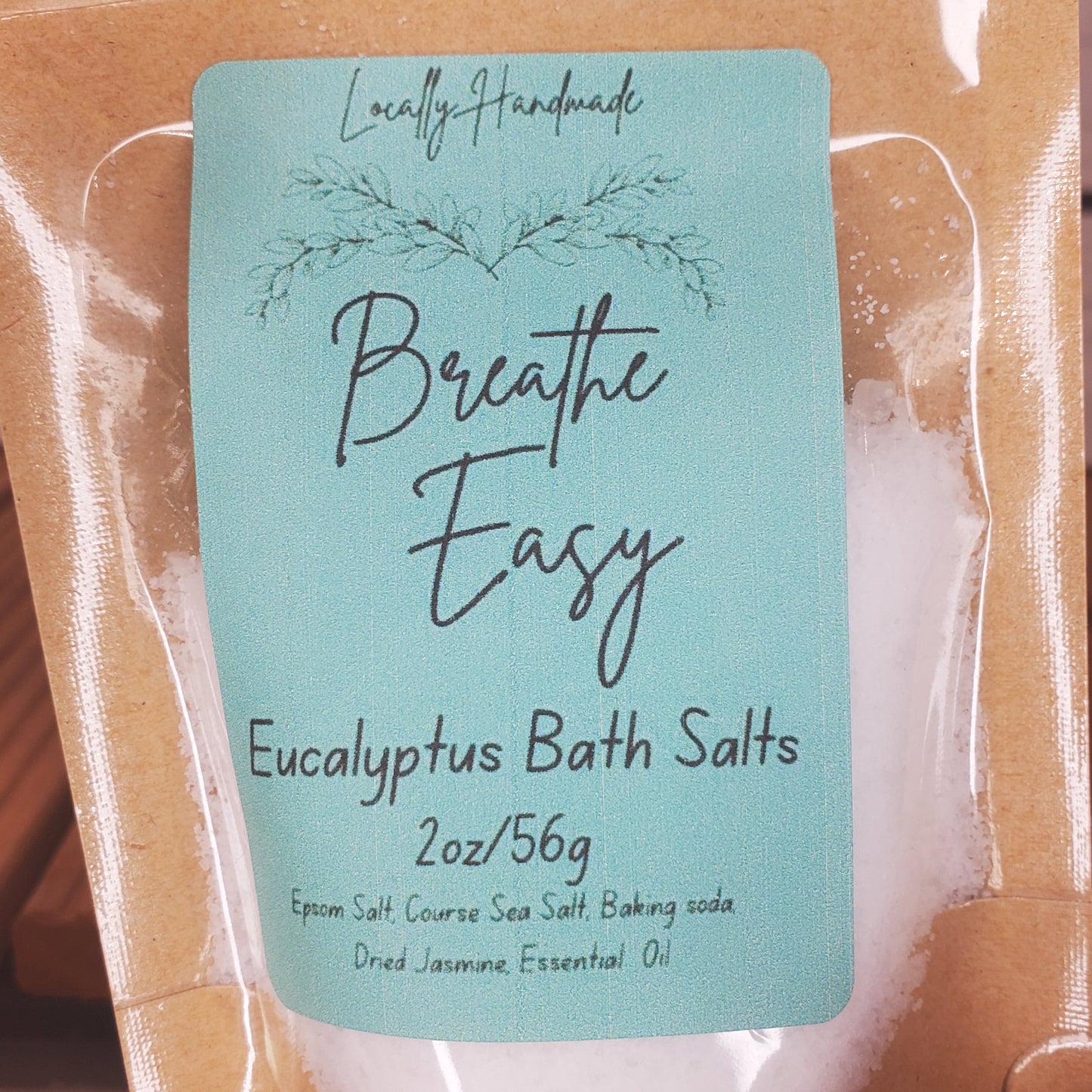 Breathe Easy – Eucalyptus Bath Salts (2oz)