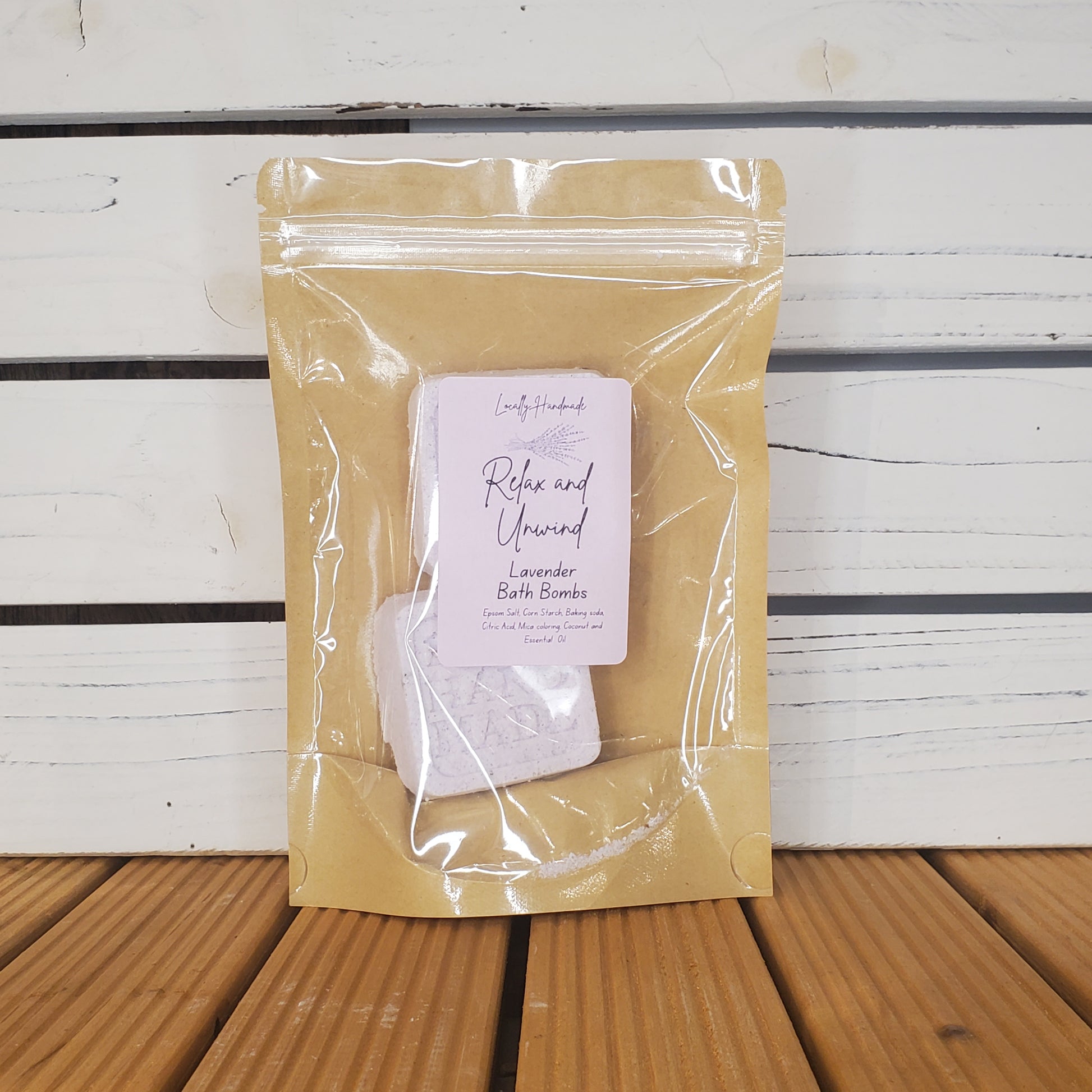 Relax and Unwind – Lavender Bath Bombs (2pk) Bath Additives Locally Handmade Salem NH