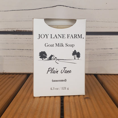 Plain Jane Goat Milk Soap Bar Soap Joy Lane Farm