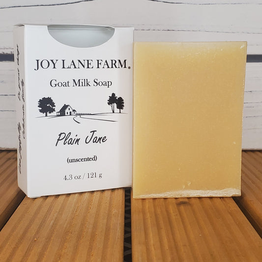 Plain Jane Goat Milk Soap Bar Soap Joy Lane Farm