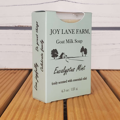 Eucalyptus Mint Goat Milk Soap Bar Soap Joy Lane Farm