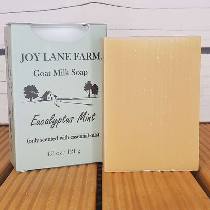 Eucalyptus Mint Goat Milk Soap Bar Soap Joy Lane Farm
