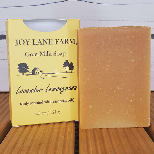 Lavender Lemongrass Goat Milk Soap Bar Soap Joy Lane Farm