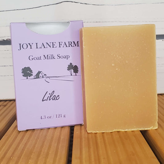 Lilac Goat Milk Soap Bar Soap Joy Lane Farm