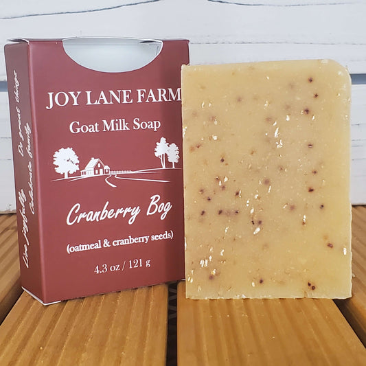 Cranberry Bog Goat Milk Soap Bar Soap Joy Lane Farm