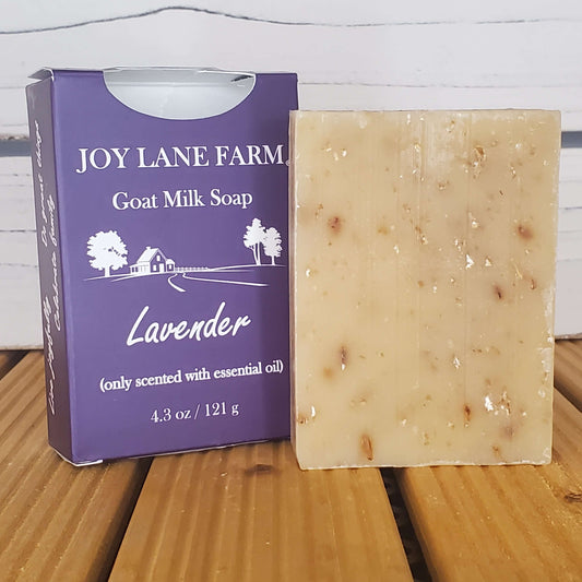 Lavender Goat Milk Soap Bar Soap Joy Lane Farm
