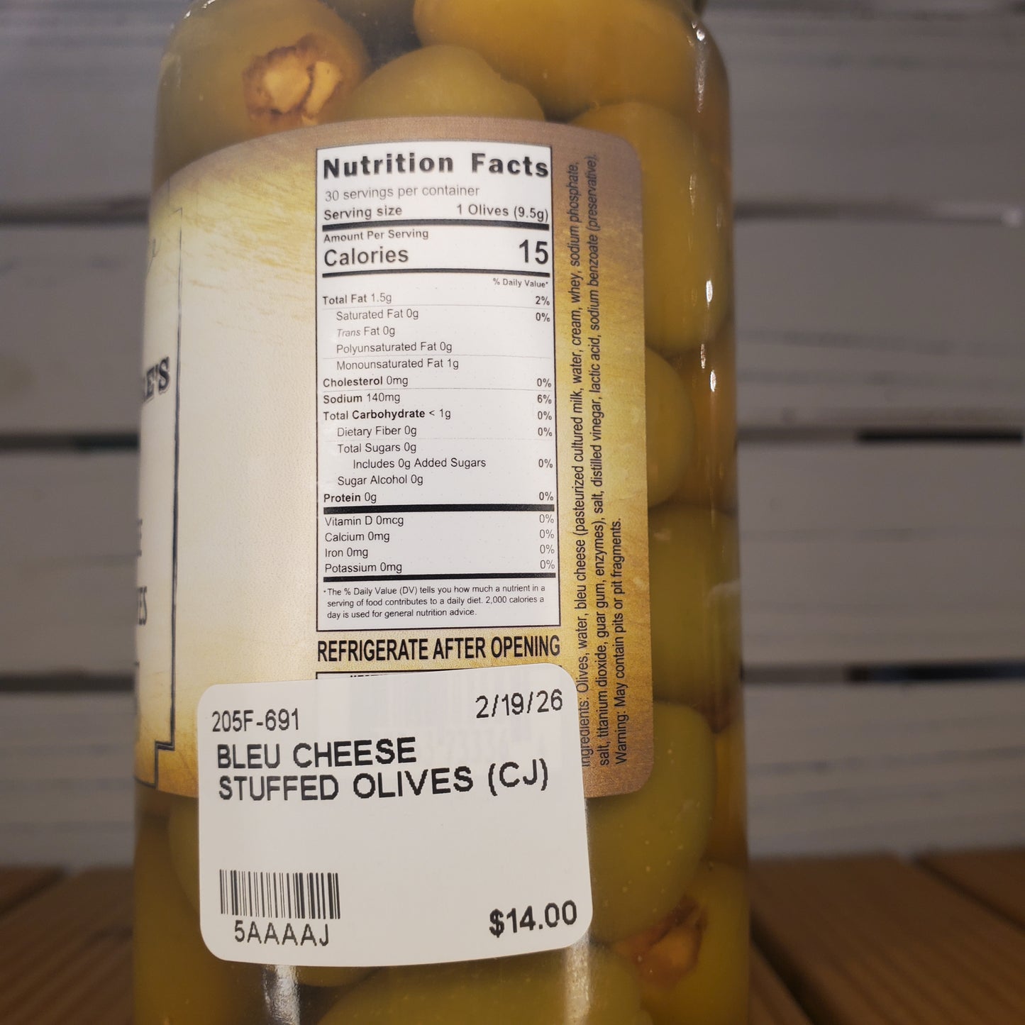 Bleu Cheese Stuffed Olives