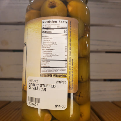 Garlic Stuffed Olives
