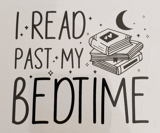 I Read Past My Bedtime Sticker
