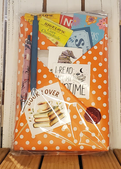 Holiday Wrapped Blind with a Book