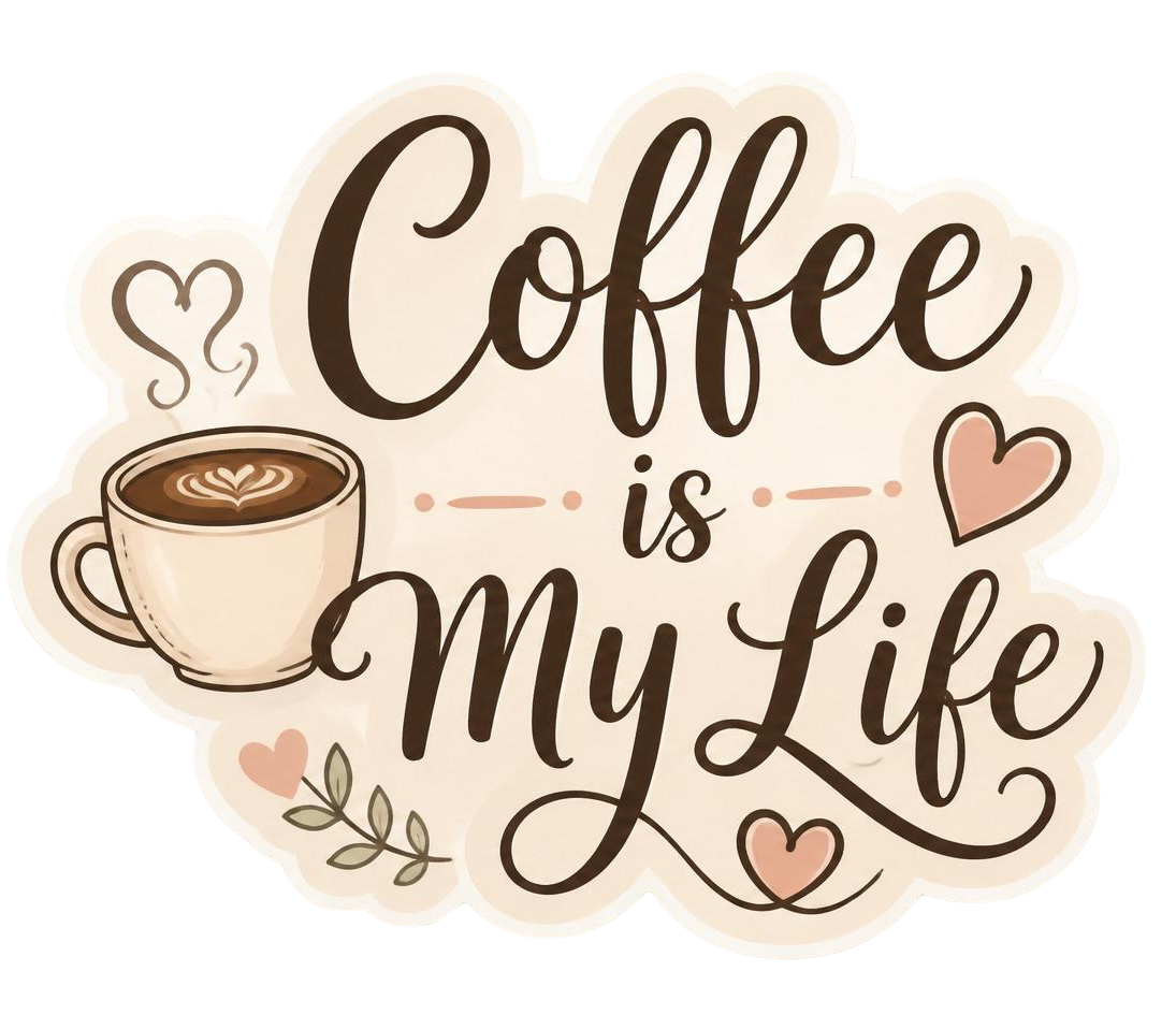 Coffee Is My Life Sticker