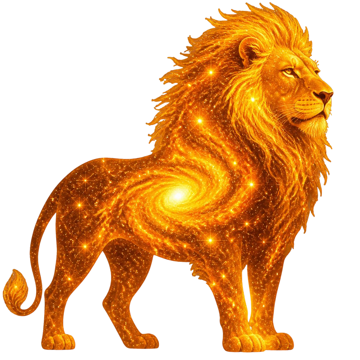 Galaxy Lion Sticker
