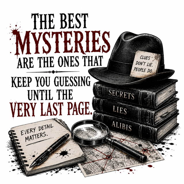 Best Mysteries Keep You Guessing Sticker