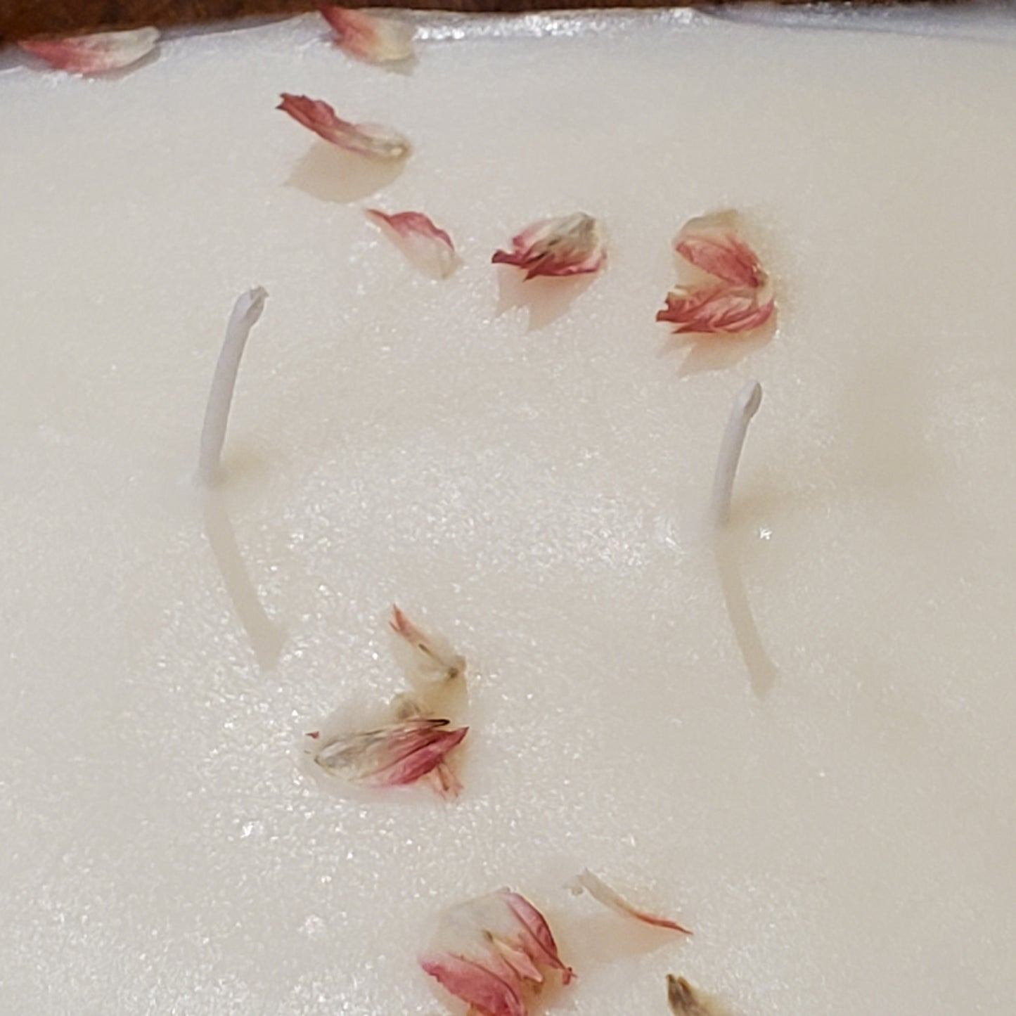 Strawberry- Soy Wax Wooden Dough Bowl Candle