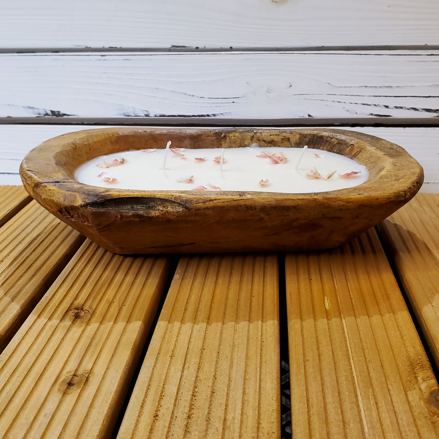 Love Spell- Soy Wax Wooden Dough Bowl Candle