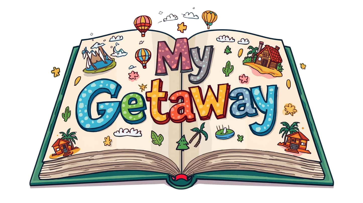 My Getaway Open Book Sticker
