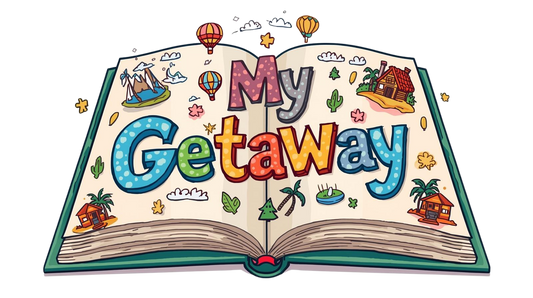My Getaway Open Book Sticker
