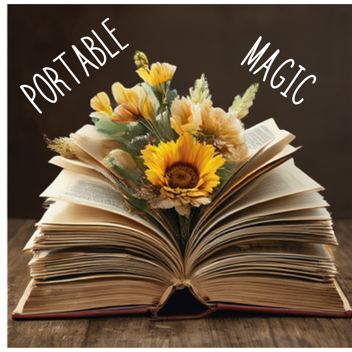 Portable Magic Open Book Sticker