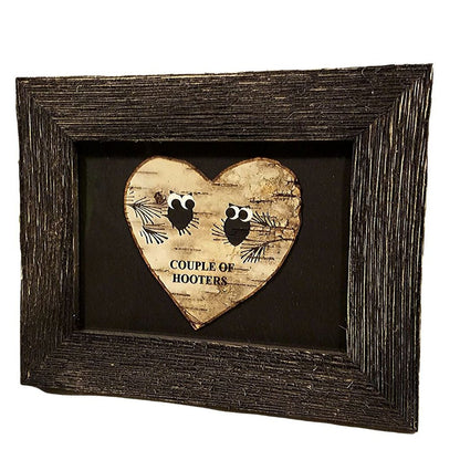 Couple of Hooters With Owls Wall Art