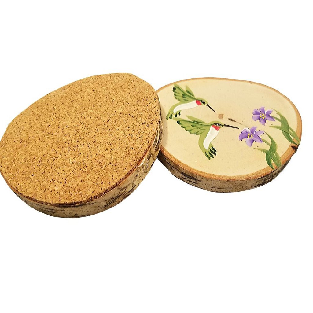 Bird painting on wood