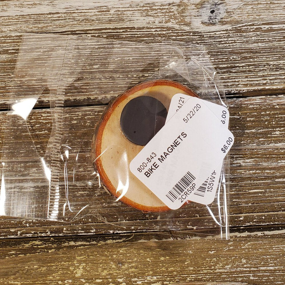 Bike Birch Tree Magnet