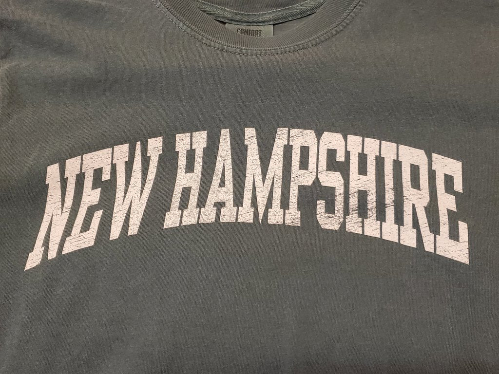 New hampshire word print