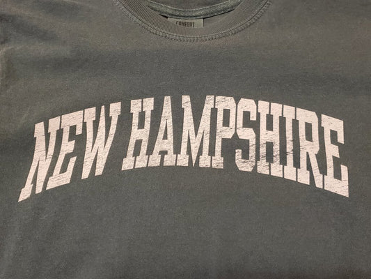 New hampshire word print