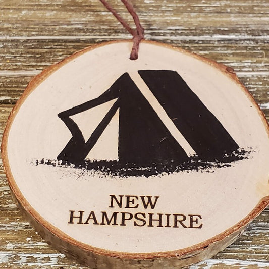 NH Tent Small Birch Ornament
